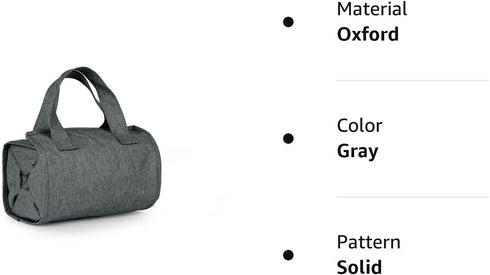 A F 4-in-1 Hanging Toiletry Bag | Roll-up Makeup Organizer With 4 Detachable PVC Zip Pouches| Travel Toiletry Bag, 600D Oxford Fabric Material Org...