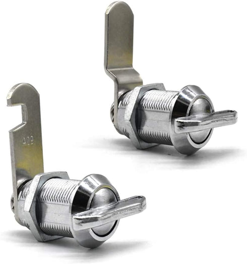 2Pcs Thumb Operated Cam Lock 7/8" Non-Locking Compartment Lock for RV, Camper, Vehicles, Storage...