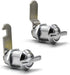 2Pcs Thumb Operated Cam Lock 7/8" Non-Locking Compartment Lock for RV, Camper, Vehicles, Storage...