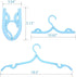 10 Pcs Travel Hangers Cruise Ship Essentials Accessories Portable Folding Clothes Hanger Foldable Drying Rack...