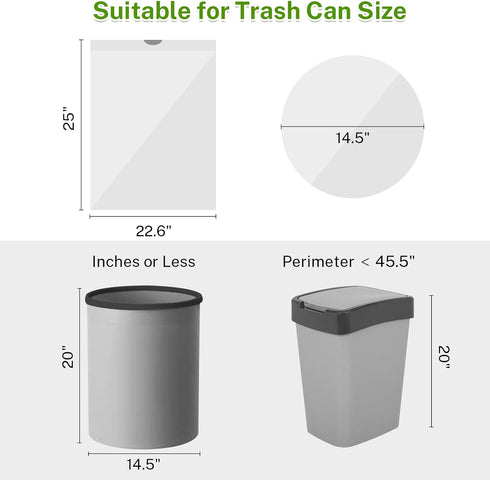 10 Gallon Trash Bags Drawstring, 1 Mil Thick White Garbage Bag for Office Kitchen, 75 Count...