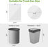 10 Gallon Trash Bags Drawstring, 1 Mil Thick White Garbage Bag for Office Kitchen, 75 Count...