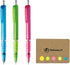 Zebra DelGuard Mechanical Pencil 0.5mm, 3 Color Body (Light Blue/Light Green/Pink), Sticky Notes Value Set...