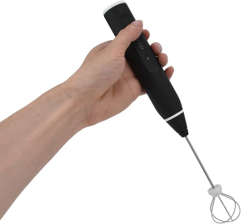 Mini Electric Blender Rechargeable Whipper 3 Modes Handheld Milk Frother with Detachable Probe Adjustable Foam Maker Blender for Frappe Hot Chocol...