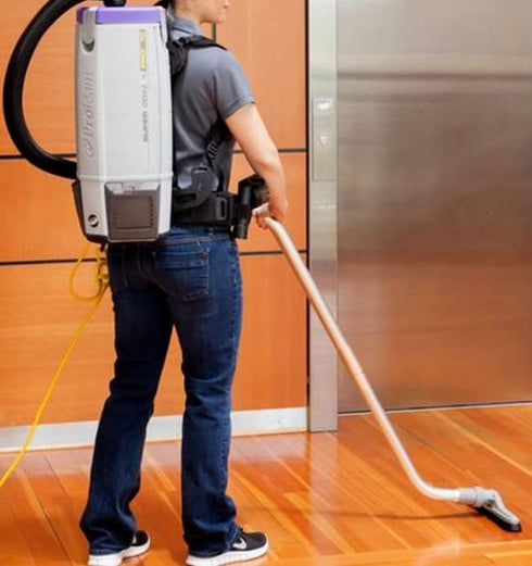 Fit on ProTeam 100623 14-inch Hard Surface Floor Tool with Nylon Brush, Vacuum Floor Brush for Use on Floors Without a High-Gloss Finish, Gray...