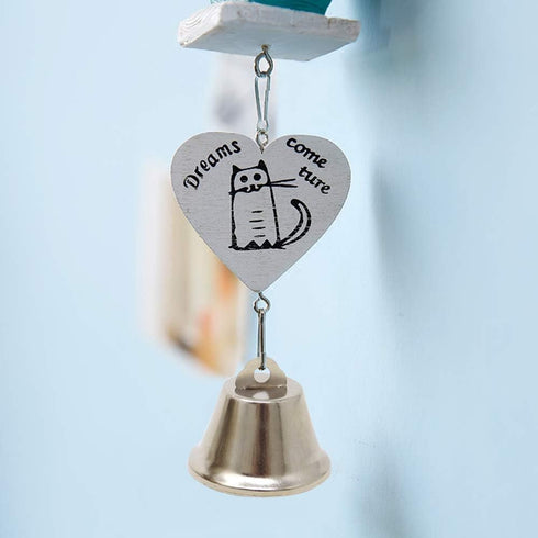 Honbay 20PCS 36mm/1.42inch Silver Jingle Bells Bridal Bells Christmas Bells Decoration Bells for Dog Potty Training, Housebreaking, Making Wind Ch...