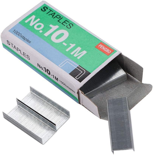 1Pc Staples Mini Metal Staples 1000Pcs/Lot No.10-1M Stationary No.10 Binding Stapler Office Binding Supplies Student Stationary School Supplies,De...