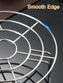5.5 Inch Cooking Rack with 1.8" Height Legs Round Stainless Steel Baking and Cooling Steaming Rack Cookware Fit for Air Fryer Instant Pot Pressure...