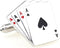 4 Aces Four Ace Playing Cards Poker Gambling Casino Pair of Cufflinks in a Presentation Gift Box & Polishing Cloth...