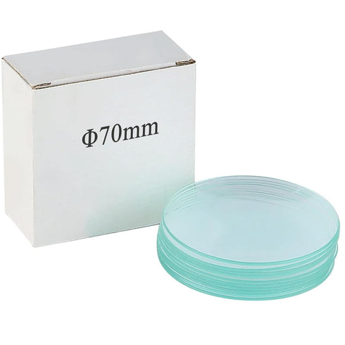 Watch Glass Beaker Cover Set 10PCS 70mm High Temperature Resistant Cover Lids for Scientific Laboratory Watch Glass Equipment(10pcs)...