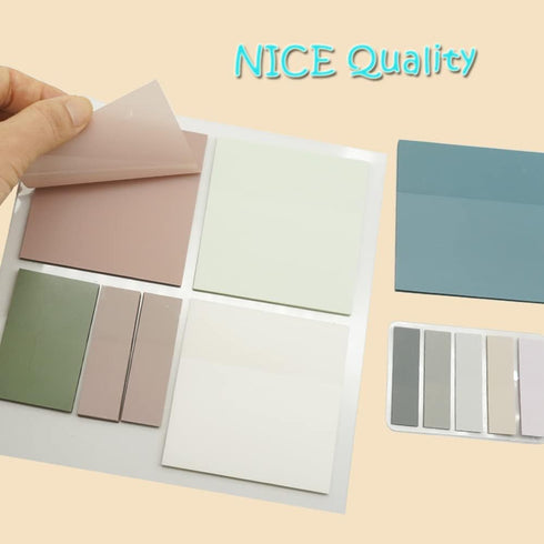 Transparent Sticky Notes -450PCS Waterproof Clear Sticky Notes Tabs Set for Annotation Books Page Markers Index Bible Accessories Aesthetic School...