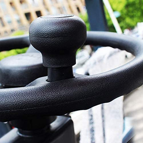 Anonyme 8mm Screw Steering Wheel Spinner Knob Turning Aid Ball Tractor Forklift Assembly Black...