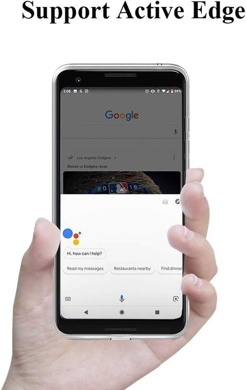 Unov Pixel 3a Case Clear with Design Soft TPU Shock Absorption Slim Embossed Pattern Protective Back Cover for Pixel 3a 5.6 inch (Flower Bouquet)...