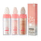 3 Color Glitter Powder Highlighter Makeup,Body Brightens the Natural Three-Dimensional Face Blusher Patting Glitter Powder Highlighter Makeup (01#...