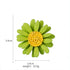 Cute Daisy Flower Brooch Pins, Plant Sunflower Suit Lapel Pin,Yellow White Sun Flower Dress Neckline Pin for Women Girls Men Gifts...