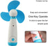 JDYYICZ Mini Handheld Fan Personal Fan Battery Soft Foam Blades Powered for Home and Travel (Blue 1pcs)...