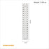 Fiskars Sewing Ruler - 3" x 18" Acrylic Ruler - Sewing and Quilting Ruler with Gridlines - Arts and Craft Supplies - Clear...