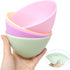 Honbay 4PCS Silicone Mixing Bowls Prep and Serve Bowls for Mixing Facial Mask or Holding Ingredient (13×7.5CM)...