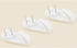 20PCS White Durable Assorted Concrete Hard Wall Photo Album Picture Hanging Kit Picture Frame Nail Hook Hanger Plastic Wall Hook Seamless Nail...