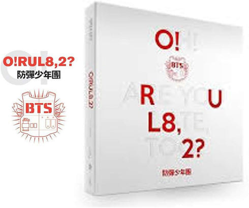 BTS (O!RUL8,2?) 1st Mini Album Bangtan Boys CD+Folded Poster+Photobook+Photocard+Gift (Extra BTS 6Photocards and 1Double-Sided Photocard Set)...