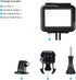 Frame Mount Housing Case for GoPro Hero 7 6 5 Black, Hero 7 Silver, Hero 7 White, Hero (2018) Cameras - Includes Quick Release Buckle and Tripod A...