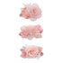 Flower Hair Clips Set for Baby Girl Lightweight Floral Hair Bow Accessories with Boutique Fully Lined Alligator Clip 3pcs for Toddler Teens Gifts...