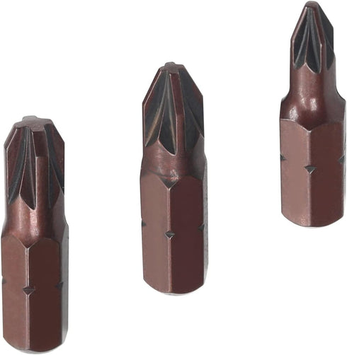 Auniwaig 3pcs 1/4 Inch Shank 0.98" Length PZ1/PZ2/PZ3 Magnetic Hex Screwdriver Bits S2 High Alloy Steel Power Tool Screwdriver Bits...