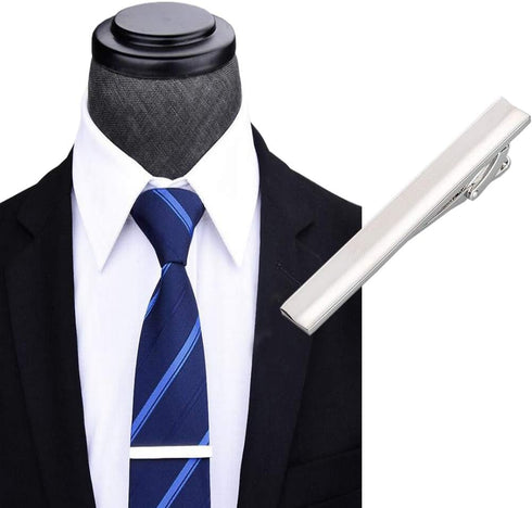Men Metal Minimalist Design Necktie Tie Bar Clip Tie Tack Pin Tie Clip Clasp Clamp for Men Business Party Wedding Party Casual or Formal Occasions...