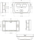 3.1A Car Socket Power Dual USB Charger for 12V-24V Socket Car Installation Motorhome Caravan...