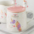 BigNoseDeer Unicorn Mug Cute Ceramic Coffee Mug with Lovely Unicorn Spoon, Morning Cup Novelty Coffee Tea Milk Christmas Mug Gift for Girls Magic ...