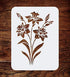 Daffodil Stencil, 6.5 x 9 inch (M) - Spring Flower Floral Perennial Stencils for Painting Template...