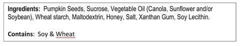 Good Sense Shelled Pumpkin Seeds (Pepitas), Honey Roasted Honey Roasted 6 Ounce...