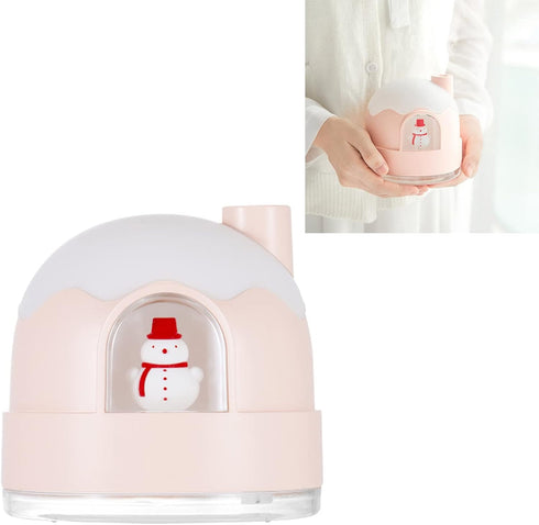 Cool Mist Humidifier with Night Light, Quiet Ultrasound Humidifiers for Bedroom AutoShut Off Cute Snowhouse Design Humidifiers for Babies Nursery ...