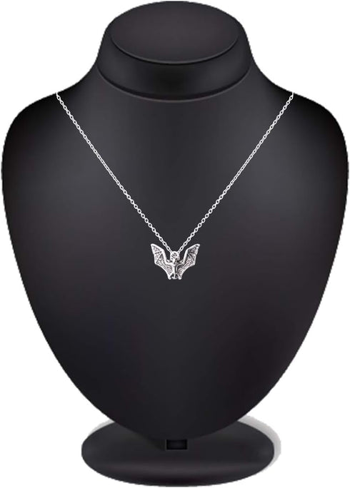 100g (about 30 pieces) Metal Alloy Bat Pendant Charm Mixed Halloween Flittermouse Flying Vampire Connector Charms for Jewelry Making Bracelet Neck...