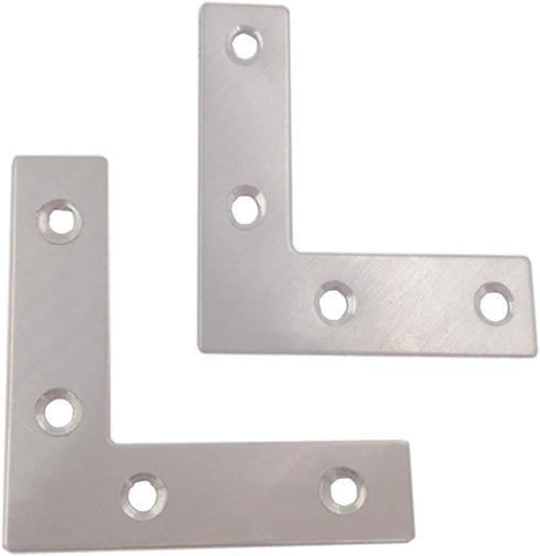 Orgrimmar 36 PCS Corner Brace Plates Metal L Shaped Flat Repair Plates Corner Brace Brackets 50mmx50mmx1mm...