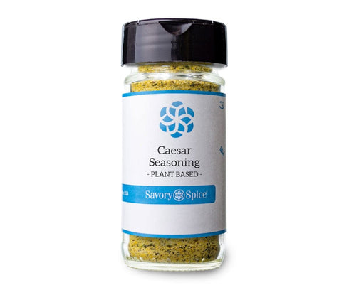 Savory Spice Plant-Based Caesar Seasoning | Vegan Caesar Dressing & Salad Seasoning - Dairy-Free & Vegan Caesar Seasoning Mix (Medium Jar - Net: 2...