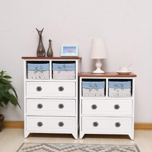 Retro Flower Knobs 4 Pcs Unique Single Hole Knob Drawer Cabinet Wardrobe Dressing Table Closet Cupboard Furniture Door Handle Hardware Decoration ...