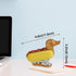 Mini Stapler for Kids Students Novelty Hotdog Desktop Stapler with 1000PCS Staples 12 Sheets Capacity Stationery Animal Stapler for Home Office Gi...
