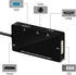 4-in-1 HDMI Adapter, Synchronous HDMI to VGA DVI HDMI Display Converter with Audio, 1080p Video for Laptop, Monitor, Projector (Black)...