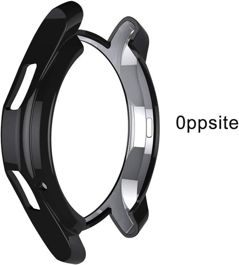 Case Compatible with Samsung Galaxy Watch 46mm, NaHai TPU Slim Plated Case Scratch-Proof Cover All-Around Protective Bumper Shell for Galaxy Watch...