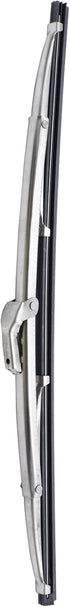 12" Polished Stainless Steel Front Windshield Wiper Blades Pair Fits many Classic GM & Ford...