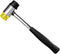 Rubber Mallet Non-Marking Rubber Mallet Hammer Steel Pipe Mallet with Non-Slip Rubber Handle for DIY Projects Crafts Woodworking and Flooring Inst...