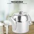 0.5 L Stainless Steel Teapot - Coffee Pot Teapot Stainless Steel Kettle Cold Water Jug Short Spout for Restaurants, Conference Rooms, Living Room,...