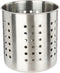 Stainless Steel Utensil Holder Kitchen Holder Restaurant Cooking Utensil Holder for Forks Spatula, 5.3'' x 5.1" Round Utensil Organizer...
