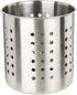 Stainless Steel Utensil Holder Kitchen Holder Restaurant Cooking Utensil Holder for Forks Spatula, 5.3'' x 5.1" Round Utensil Organizer...