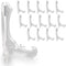 Clear Frosted Locking Bar Easels 4 Inch High Pack of 15 easels...