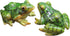 2pcs Mini Frog Statues Miniature Resin Frogs Small Frog Figurine Animal Sculpture Artificial Frog Statue for Garden Yard Micro Fairy Garden Orname...