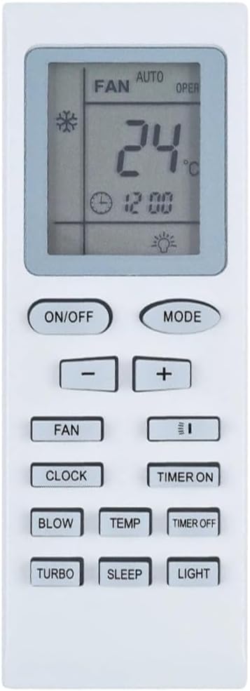 YB1F2 Replacement for GREE Universal Air Conditional Remote Control GWH09MA-A3DNA3A-I GWH09MB-D3DNA3D-I GWH12MB-A3DNA3A-I GWH12MB-D3DNA3D-I GWH18M...