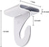 12 Pair Drop Ceiling Hooks, T-Bar Track Clip Suspended Ceiling Hooks,White Heavy Duty Ceiling Hooks for Hanging Plants & Decorations, Metal T-Bar ...
