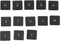 Keyboard keycaps + Hinge + Shrapnel for A1706 A1707 A1708 A1534(2017) 26 Letter Key caps from N to Z Key Cap (Z Key Cap)...